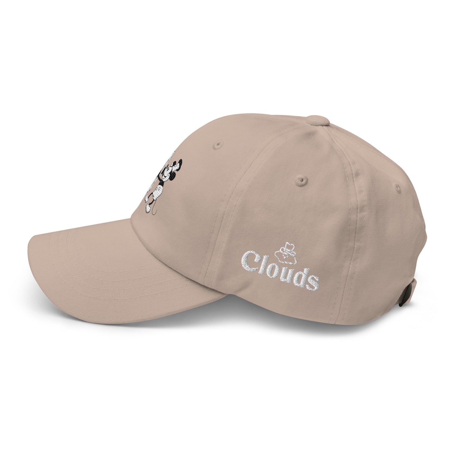 Steamboat Willie X Clouds Dad Cap in Beige