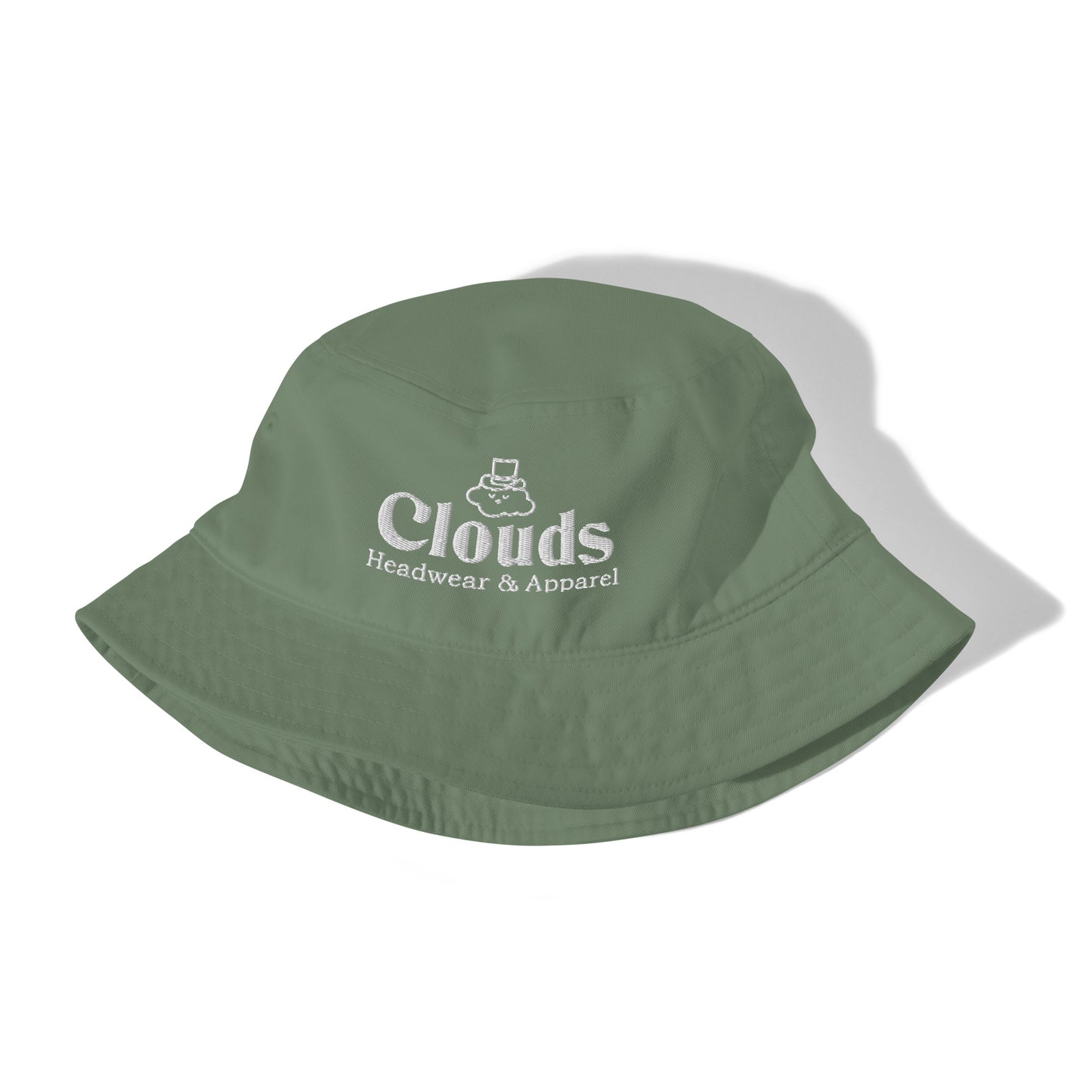 Classic Clouds Bucket Hat in Olive