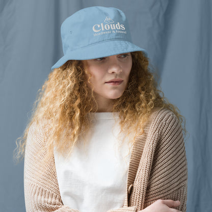 Classic Clouds Bucket Hat in Blue