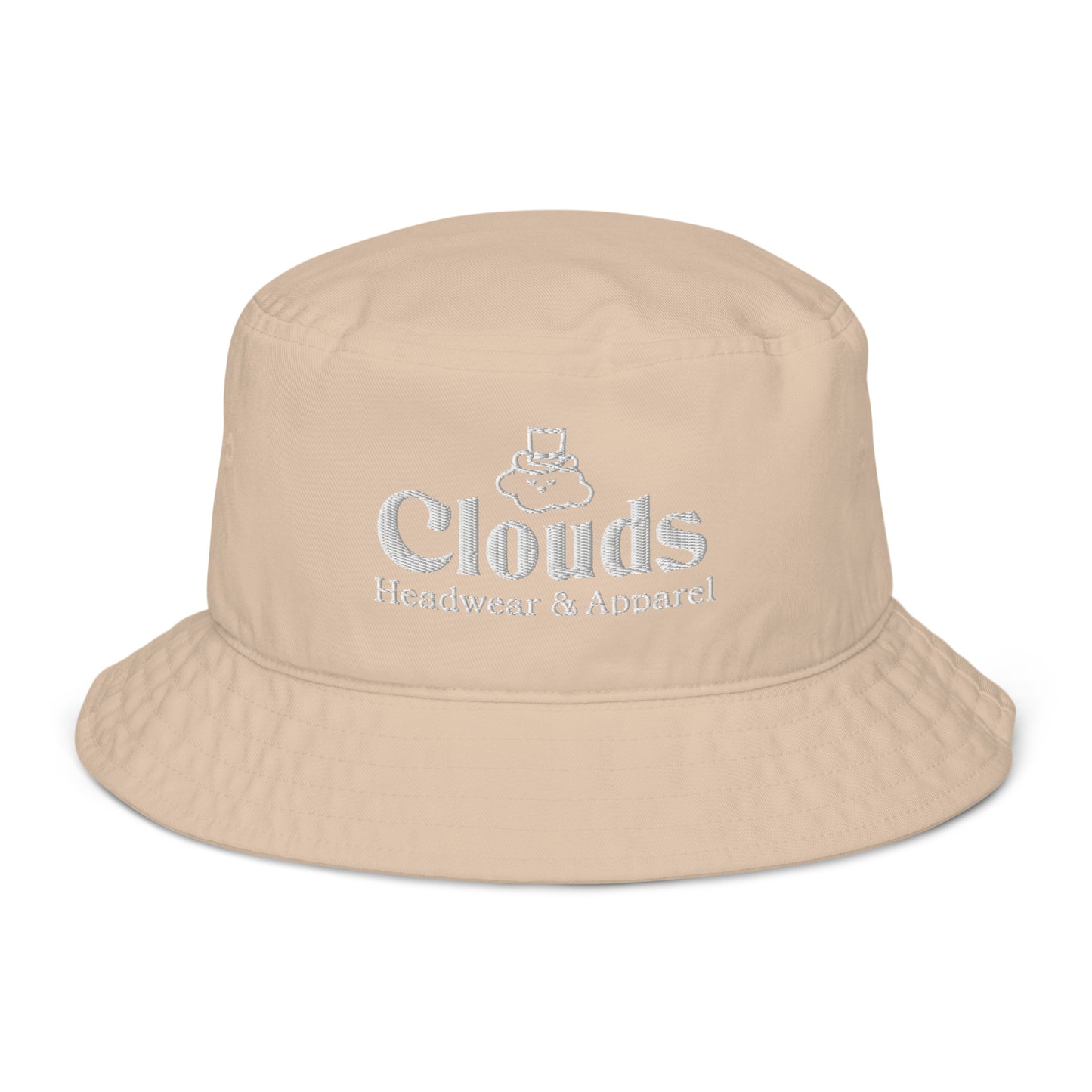 Classic Clouds Bucket Hat in Peach