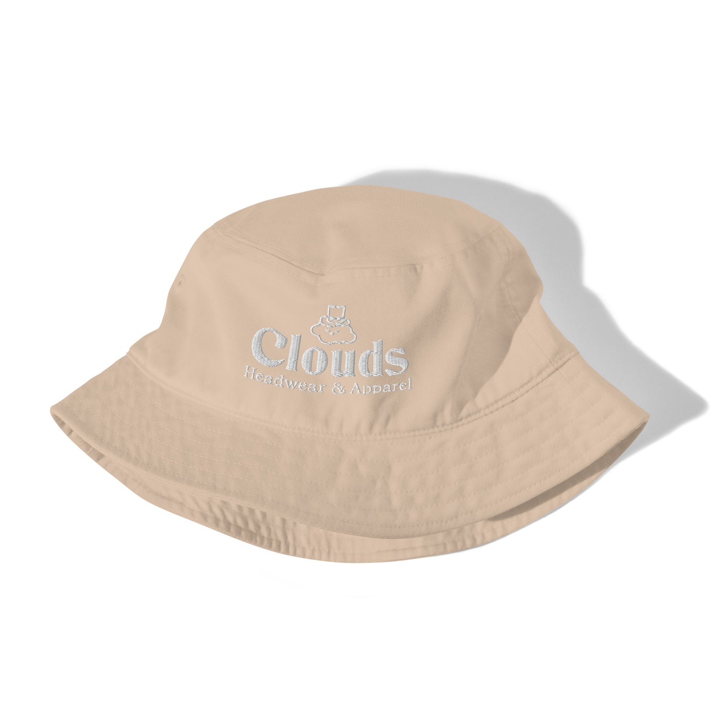 Classic Clouds Bucket Hat in Peach